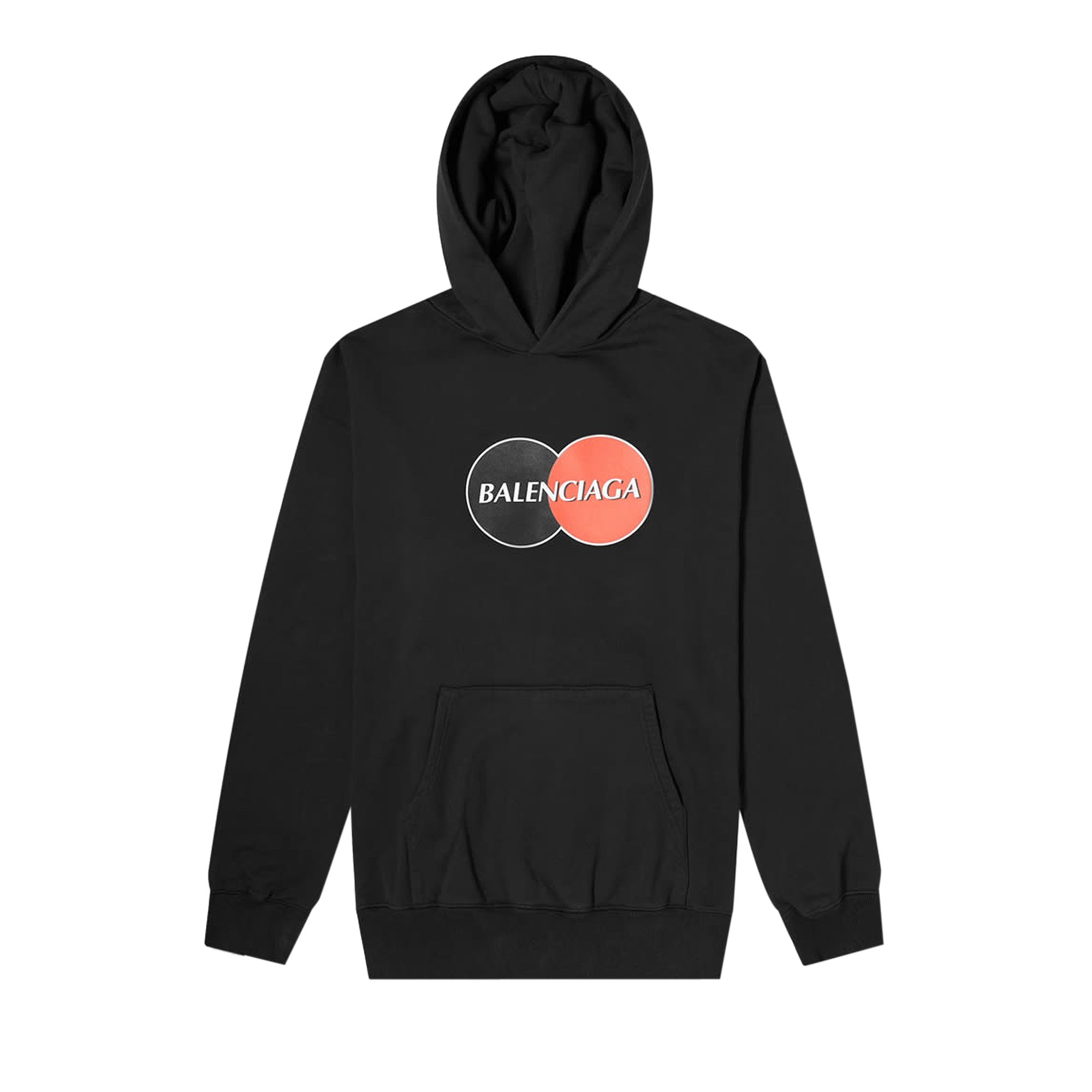 Balenciaga Credit Card Logo Hoodie 'Black' | Men's Size XS
