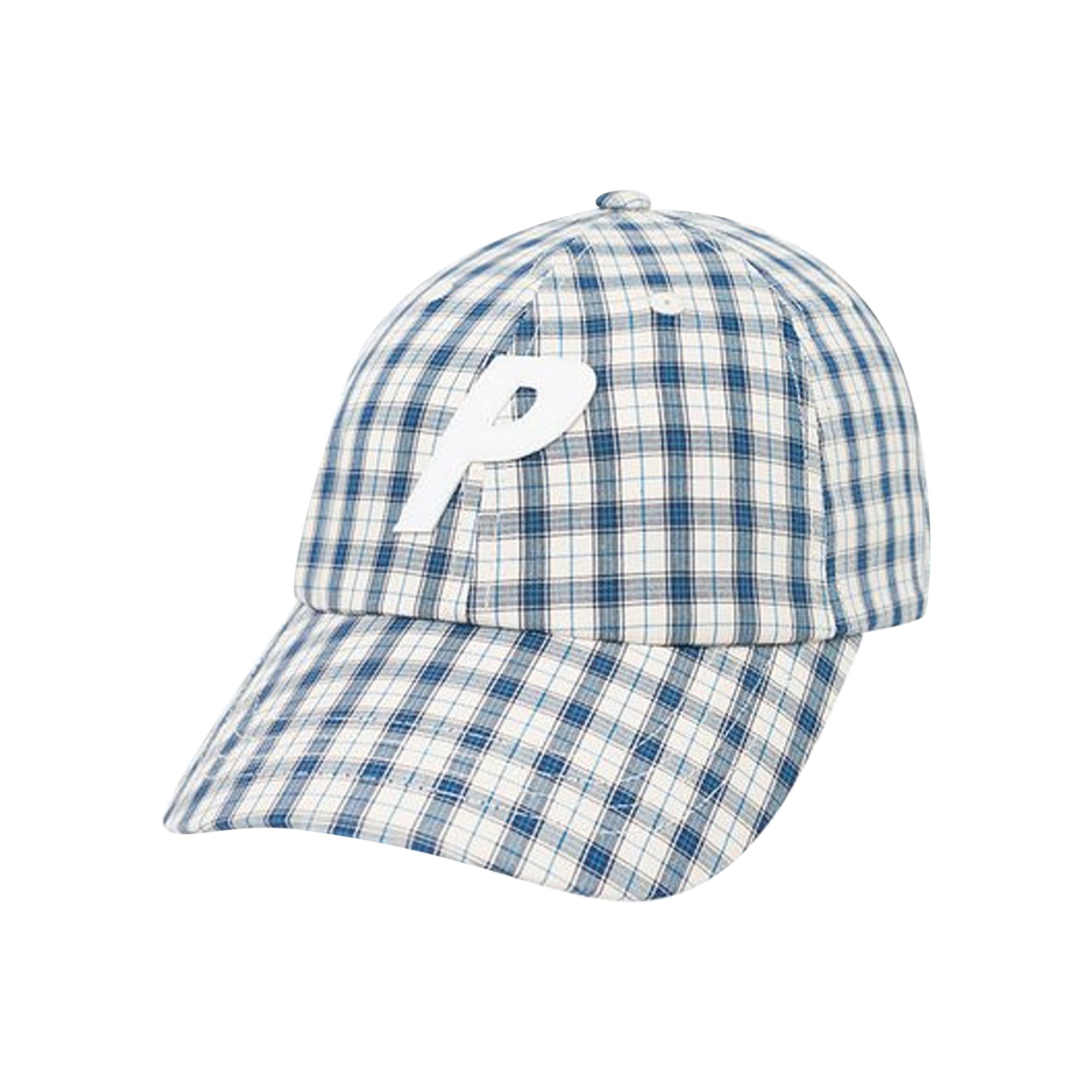 Pre-owned Palace Plaid P 6-panel 'white' | Men's Size Onesize