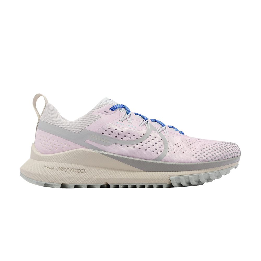 Pre-owned Nike Wmns React Pegasus Trail 4 'pearl Pink Wolf Grey'