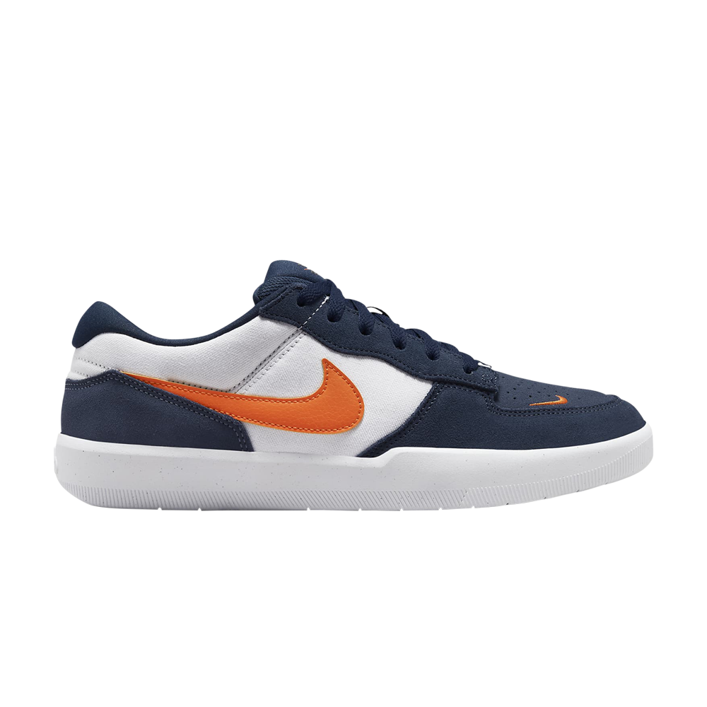 Pre-owned Nike Force 58 Sb 'midnight Navy Safety Orange' In Blue