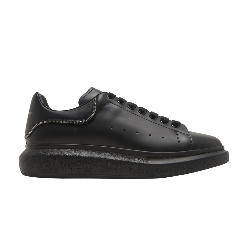 Pre-owned Alexander Mcqueen Oversized Sneaker 'zipper Tooth Black Silver' | Men's Size 43.5