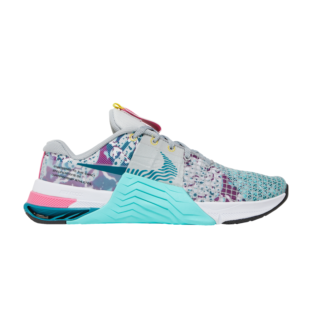 Pre-owned Nike Wmns Metcon 8 'graffiti Graphics' In Blue