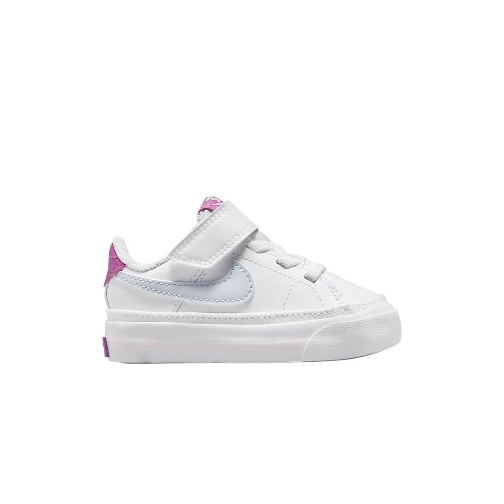 Pre-owned Nike Court Legacy Td 'white Cosmic Fuchsia' | Infant Size 8
