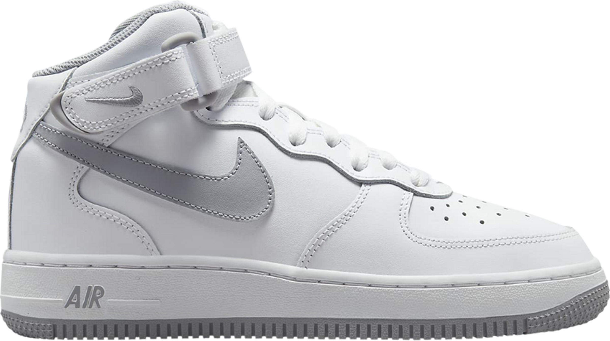 Buy Air Force 1 Mid LE GS 'White Wolf Grey' - DH2933 101 | GOAT