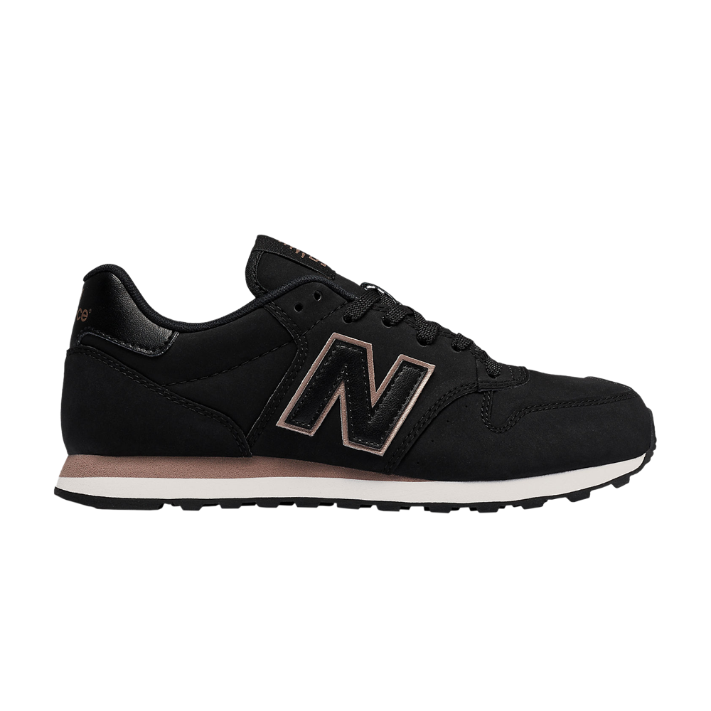 Pre-owned New Balance Wmns 500 'black Rose Gold'
