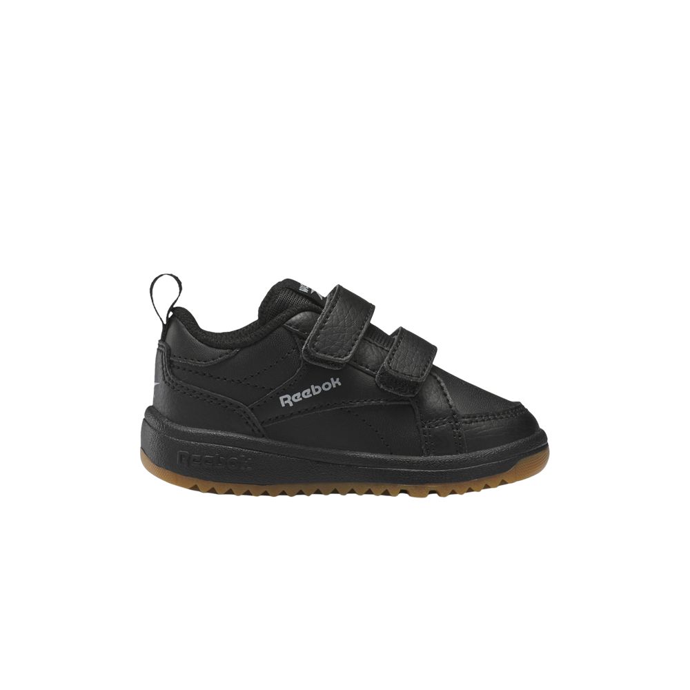 Pre-owned Reebok Weebok Clasp Low Toddler 'black Gum' | Infant Size 7