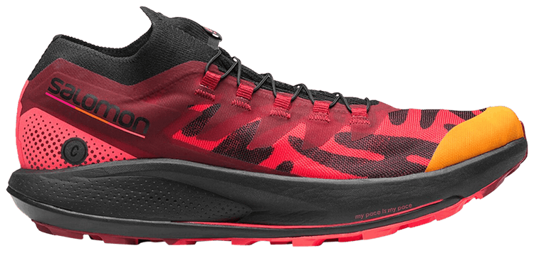 Ciele Athletics x Salomon Pulsar Trail Pro Black Fiery Coral