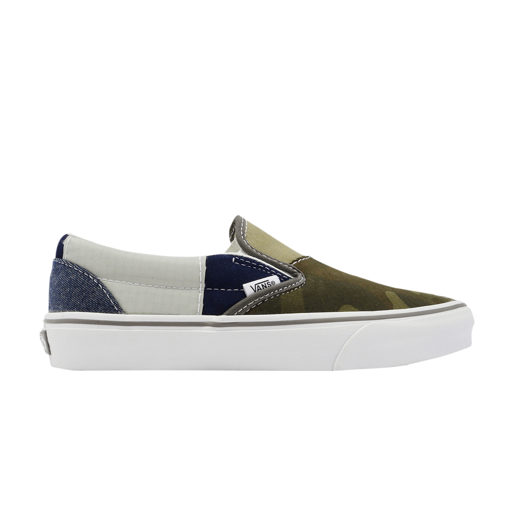 Pre-owned Vans Classic Slip-on Patchwork 'patchwork Camo' In Green