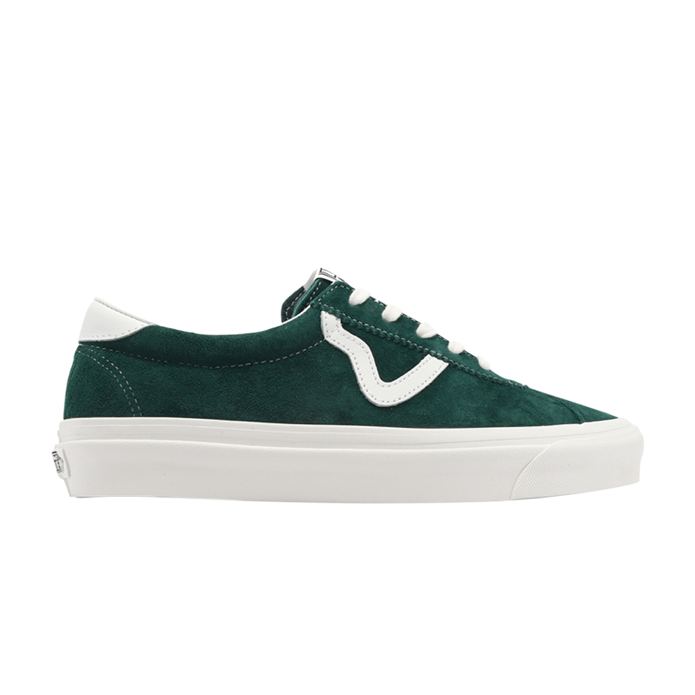 Pre-owned Vans Style 73 Dx 'pig Suede - Dark Green White'