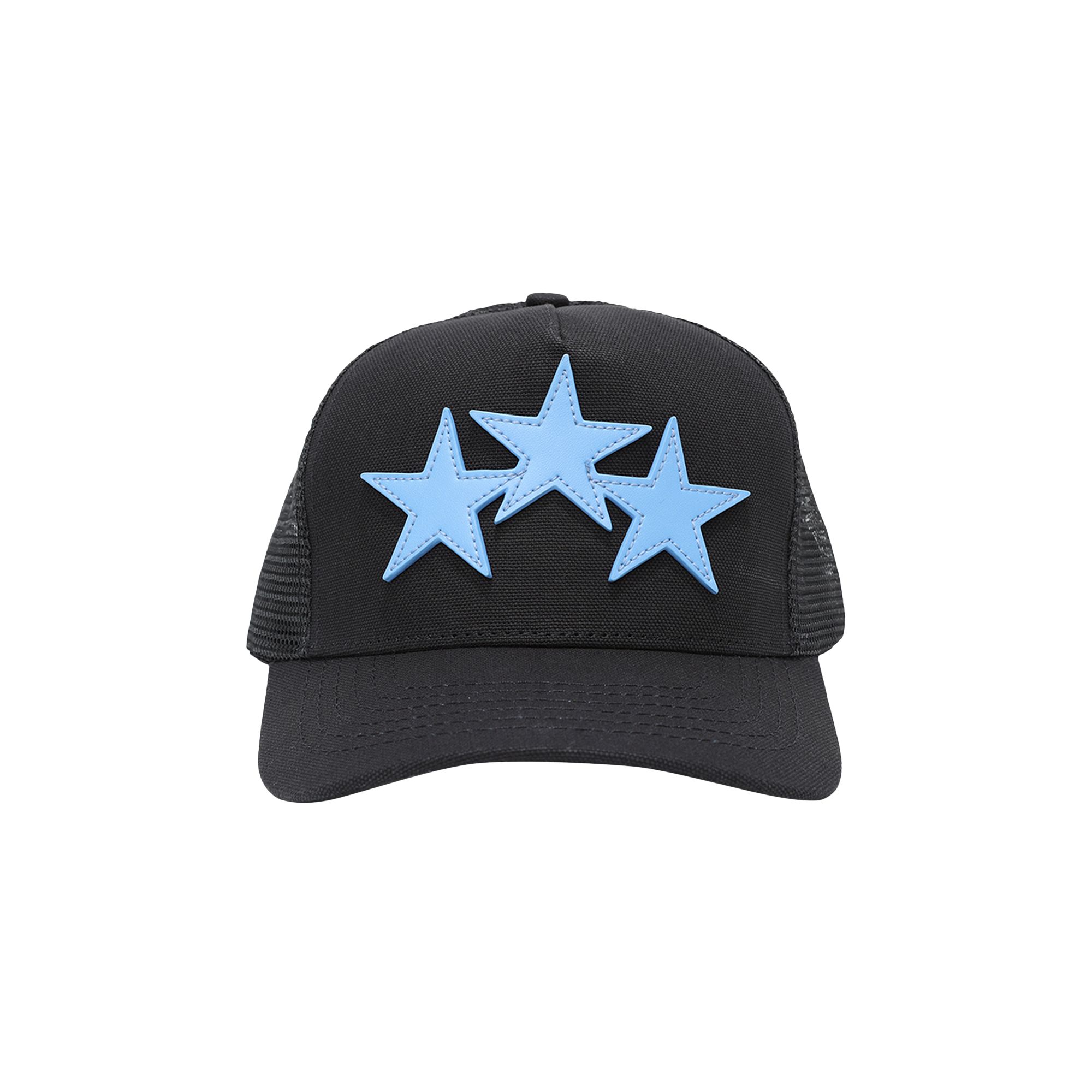 Pre-owned Amiri Three Star Trucker 'black/carolina Blue' | Men's Size Onesize