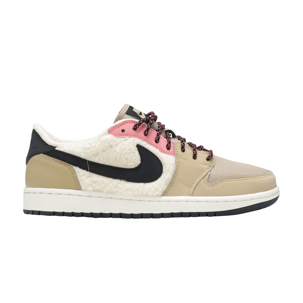Wmns Air Jordan 1 Retro Low Fleece 'Parachute Beige' | Tan | Women's Size 6.5
