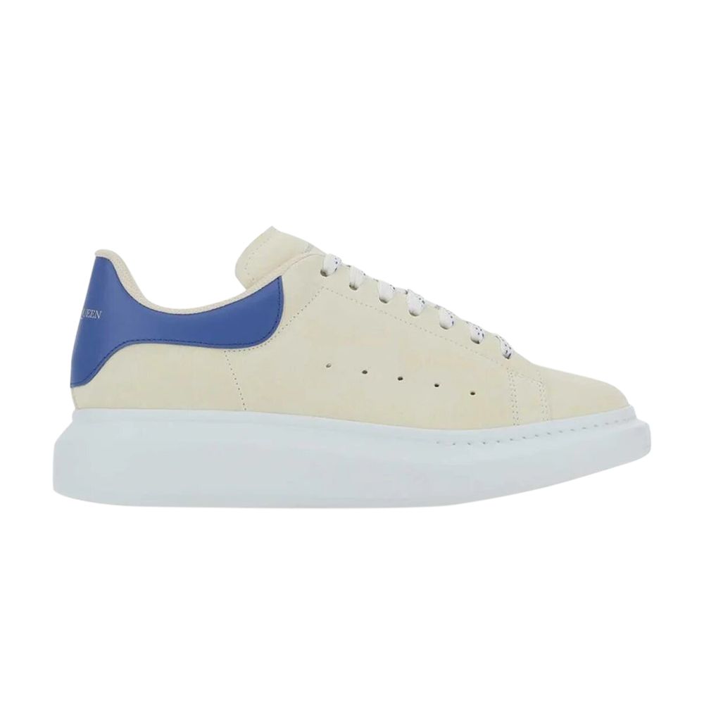 Pre-owned Alexander Mcqueen Oversized Sneaker 'vanilla Blue' | Cream | Men's Size 41 In White