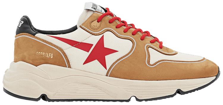 Golden Goose Running Sole Camel Brown Red