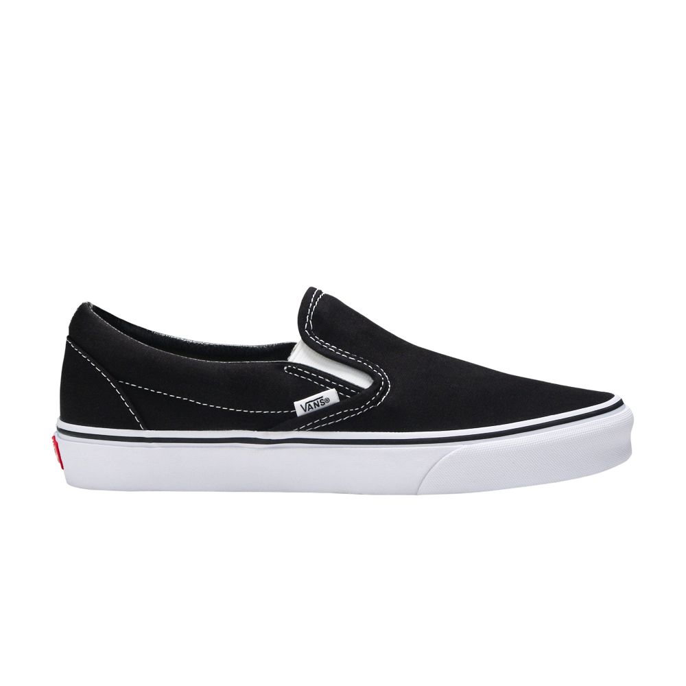 Vans Classic Slip-On 'Black White' | Men's Size 7.5