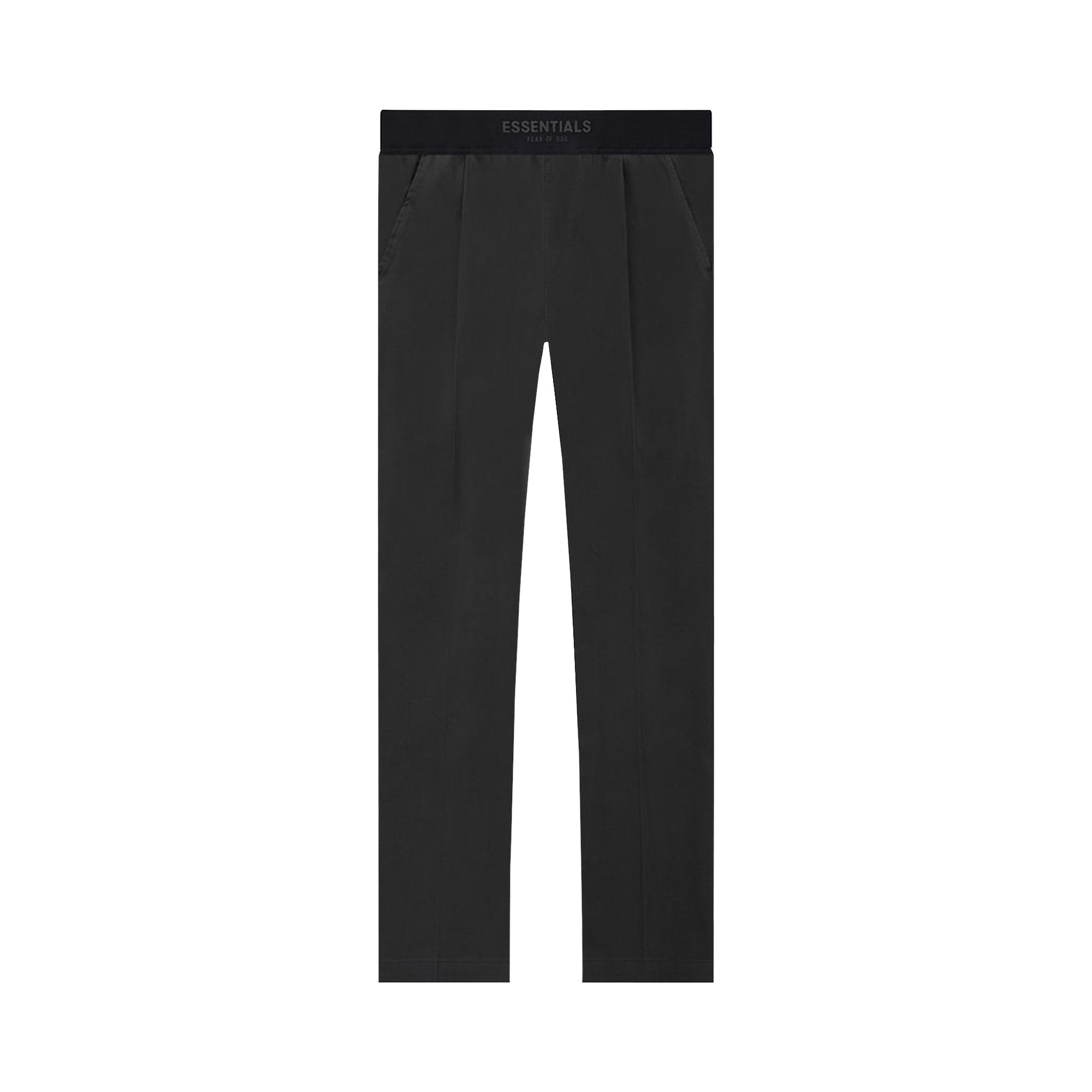 Pre-owned Essentials Fear Of God Relaxed Trouser 'iron' In Black
