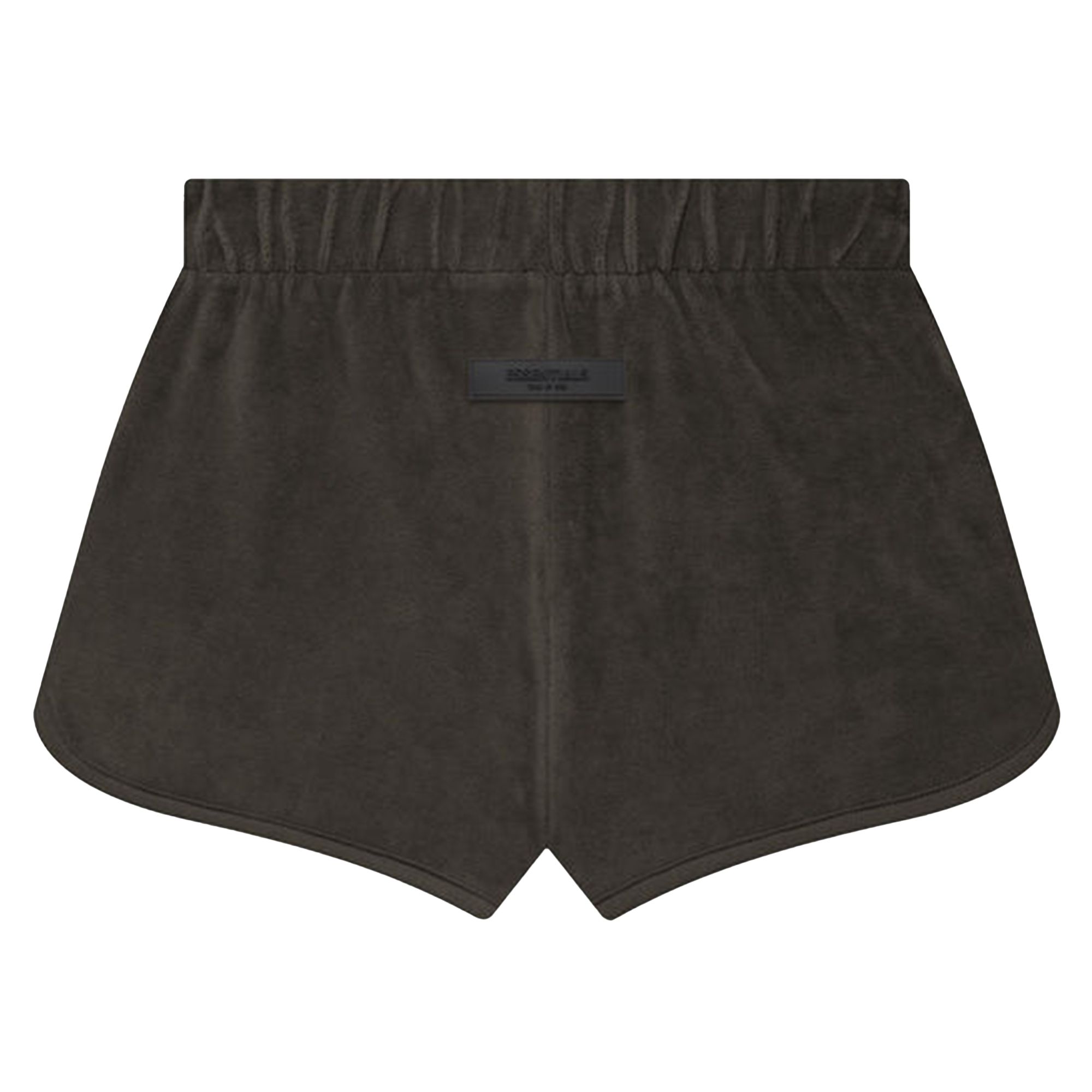 Pre-owned Essentials Fear Of God Velour Short 'off Black'