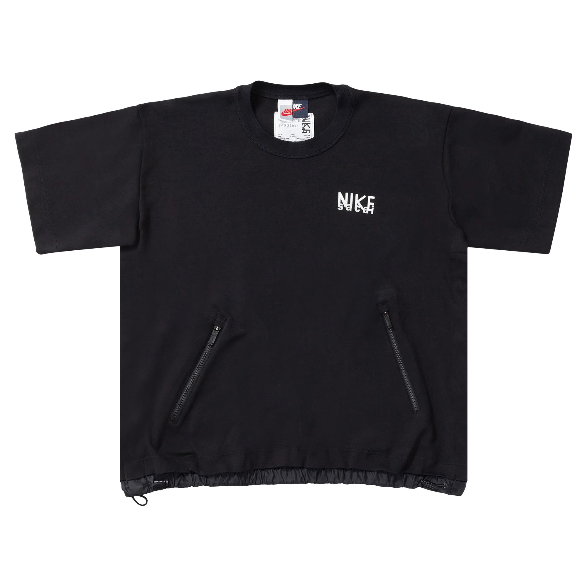 Nike x Sacai Short-Sleeve Top 'Black' | Men's Size 2XL