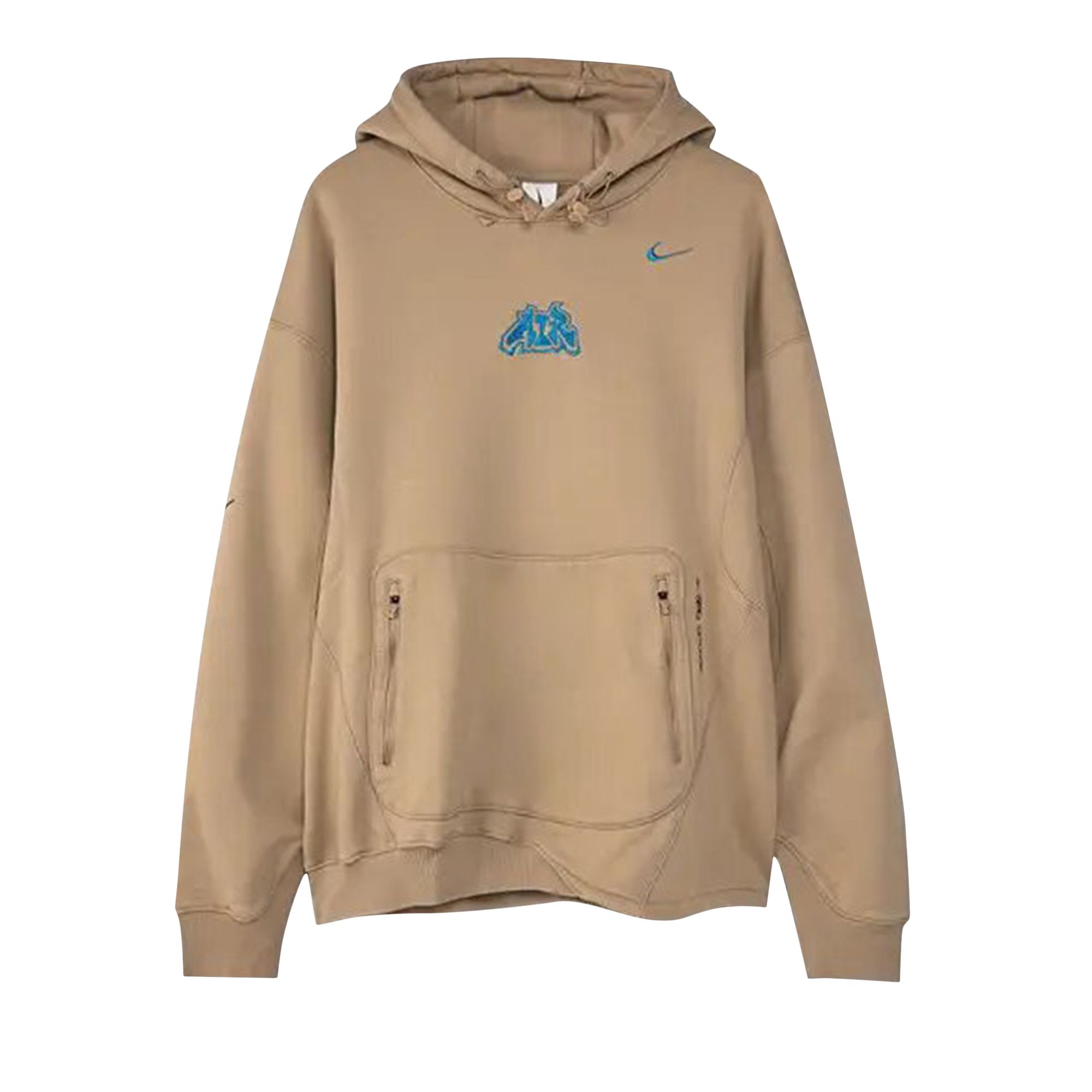 Nike x Off-White Fleece Hoodie 'Khaki' | Tan | Men's Size S