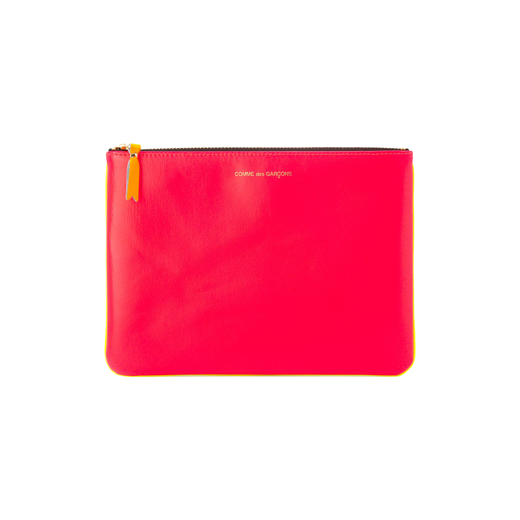 Pre-owned Comme Des Garçons Wallet Wallet 'super Fluo' In Pink