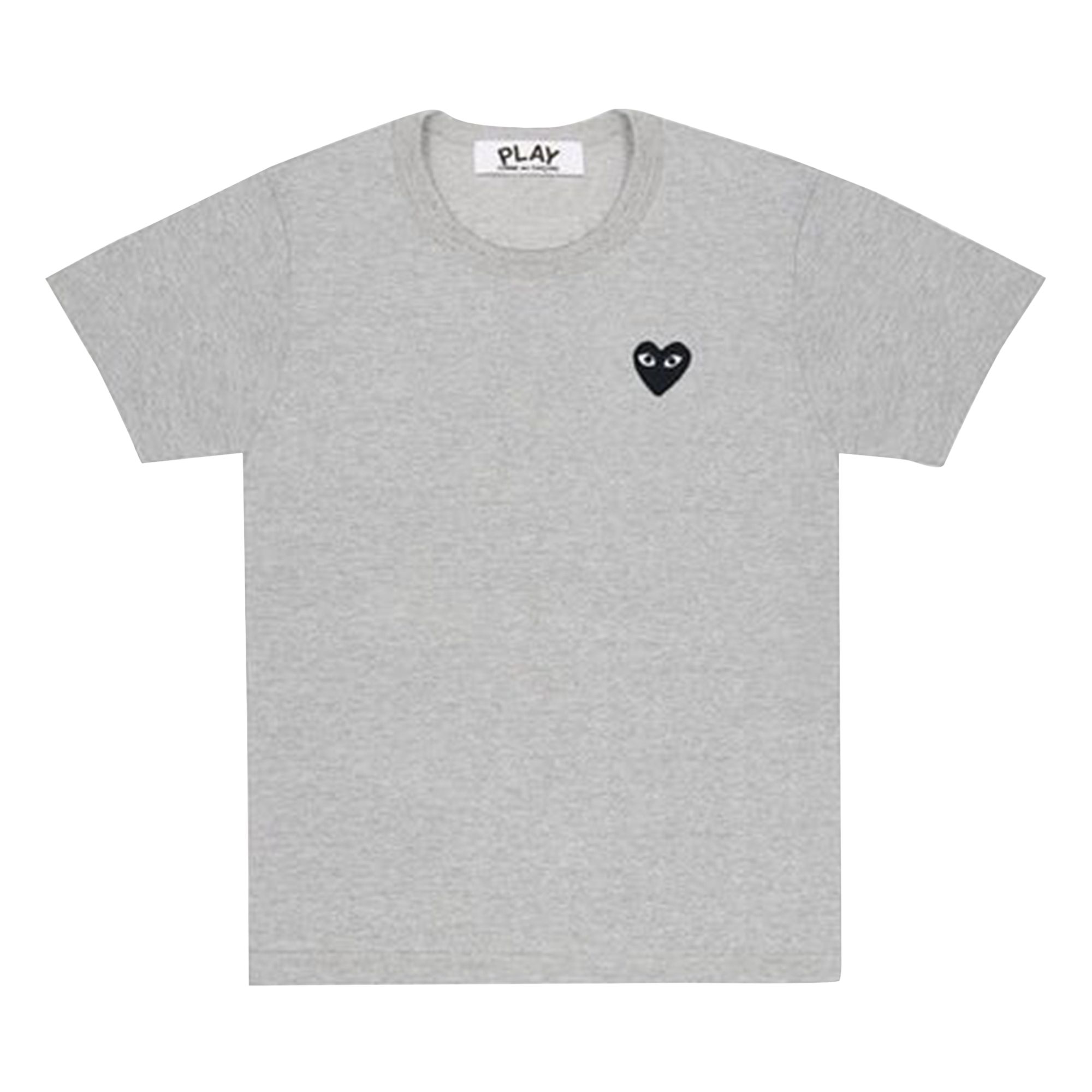 Pre-owned Comme Des Garçons Play Heart Tee 'grey'
