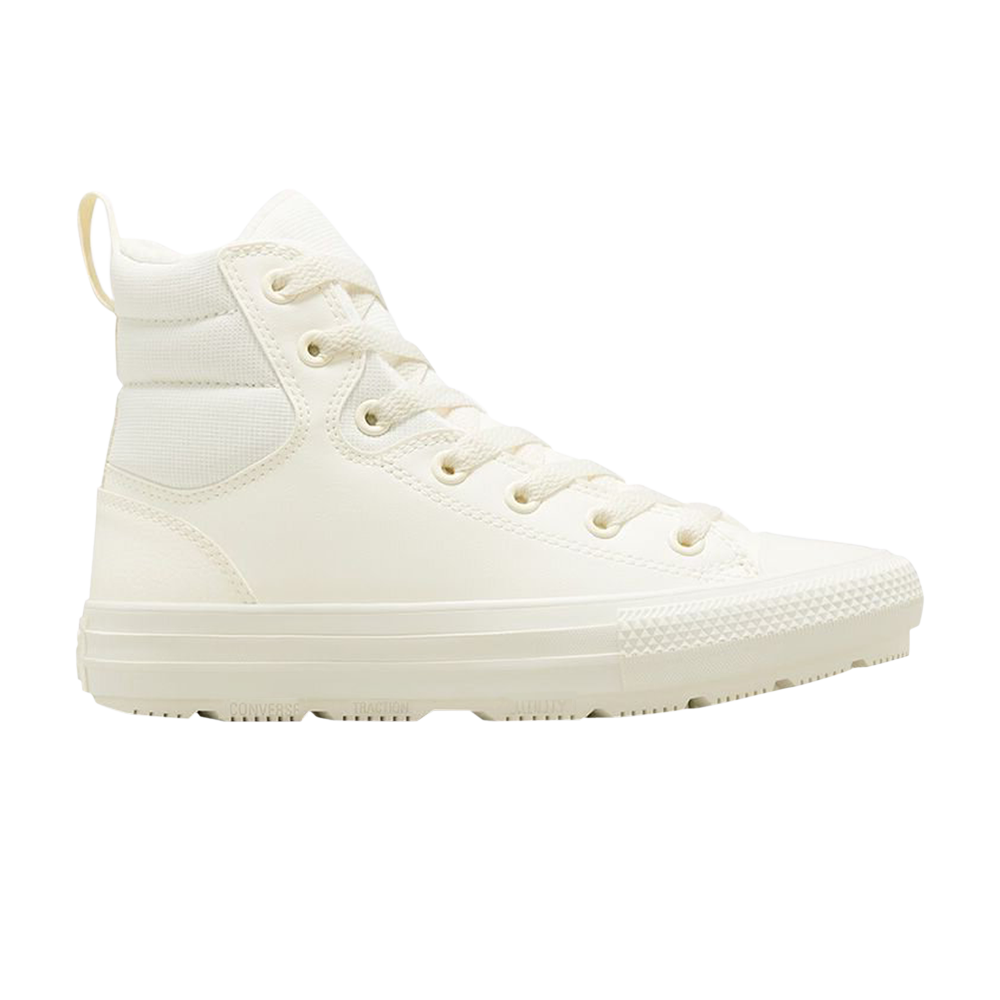 Pre-owned Converse Chuck Taylor All Star Berkshire Boot High 'egret' In Cream