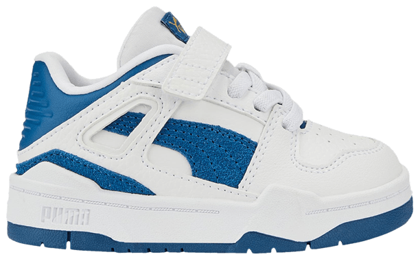 Puma Slipstream Suede Infant White Lake Blue