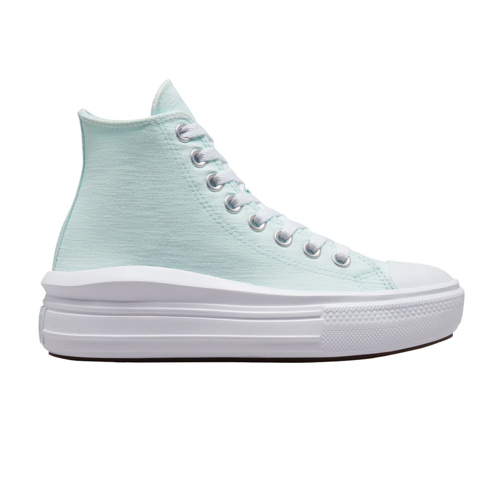 Pre-owned Converse Chuck Taylor All Star Move Platform High Gs 'cloud Patch' | Blue | Kid's Size 6