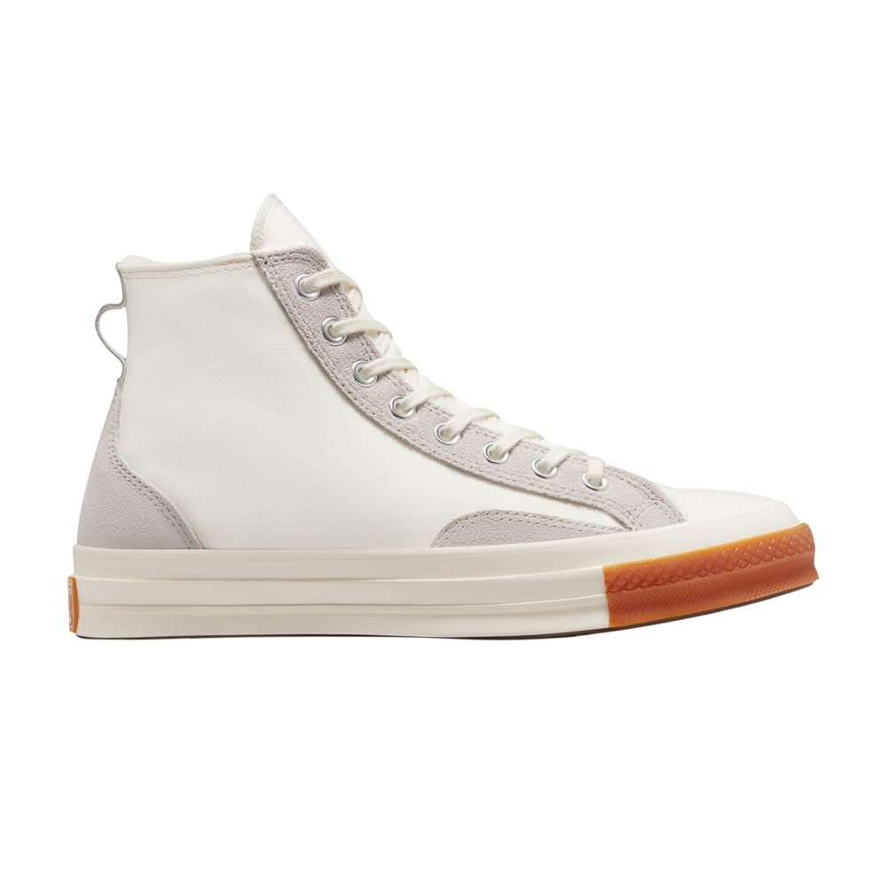Pre-owned Converse Chuck 70 High 'lined Colorblock - Vintage White Gum' In Cream