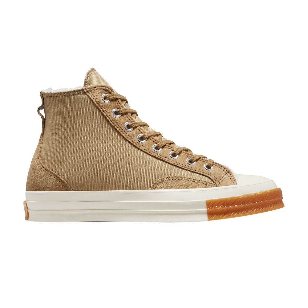 Pre-owned Converse Chuck 70 High 'lined Colorblock - Nomad Khaki Gum' In Brown