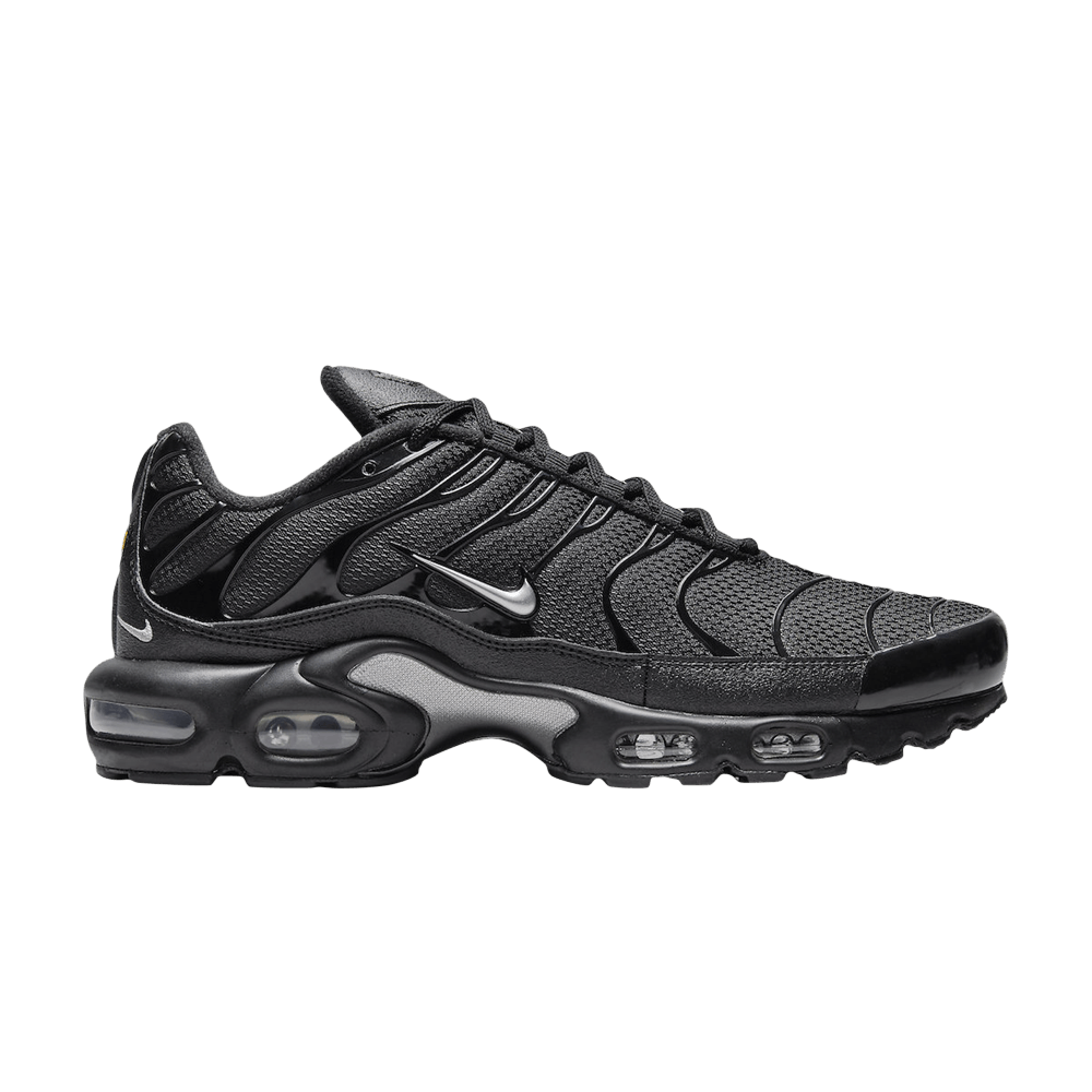 nike tn black and silver