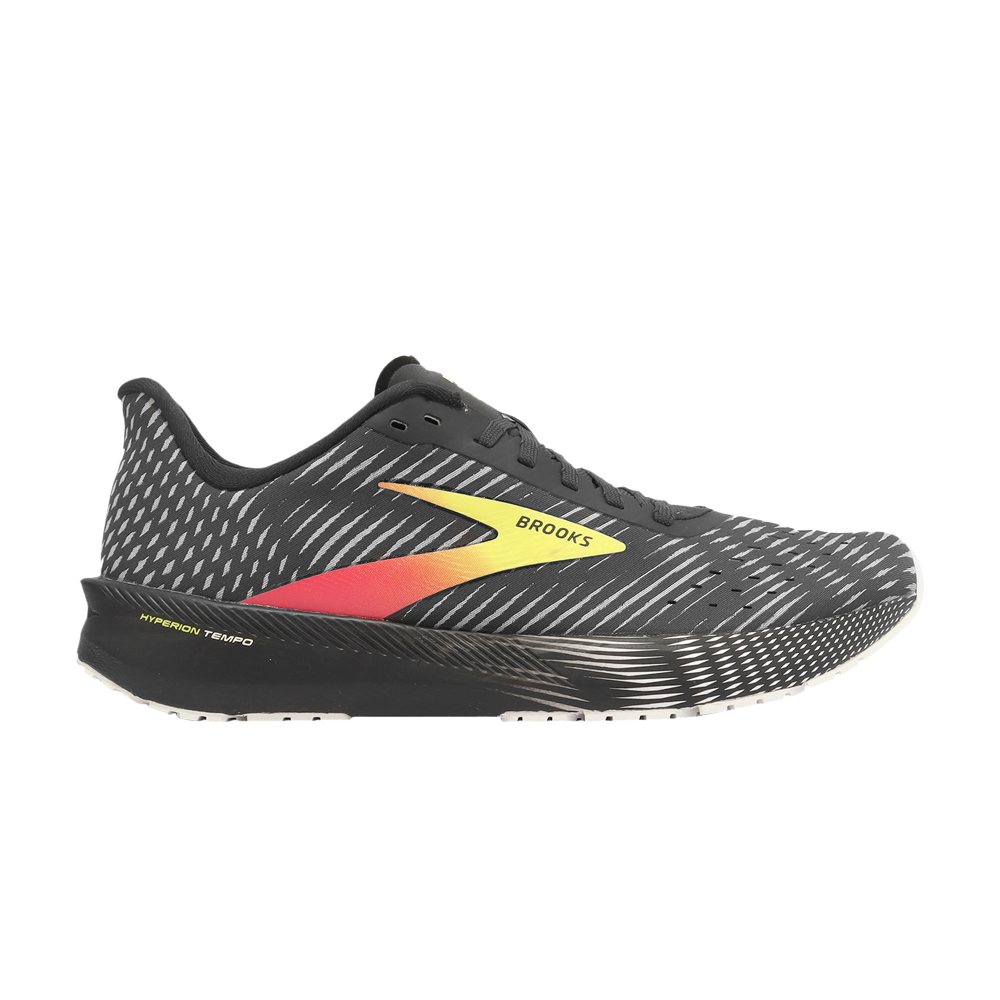 Pre-owned Brooks Hyperion Tempo 'black Red Yellow Gradient'
