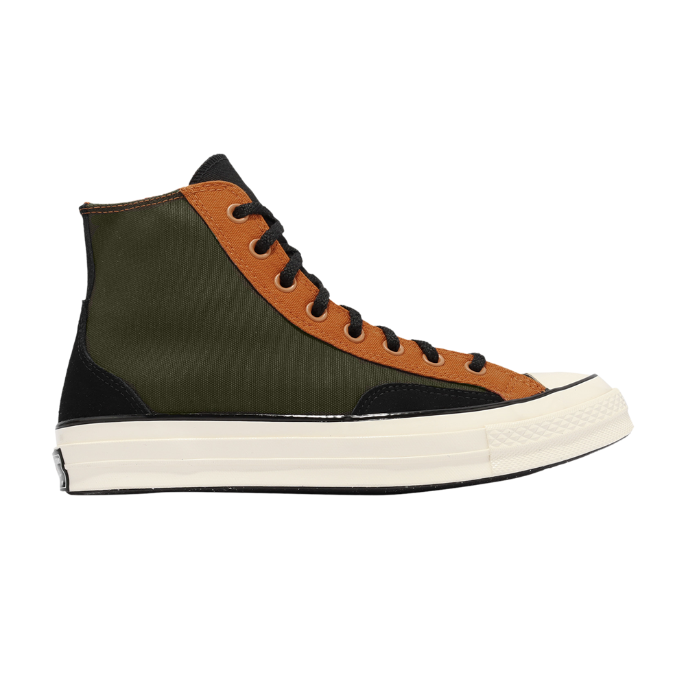 Pre-owned Converse Chuck 70 High 'court Reimagined - Khaki Fire Pit' In Green