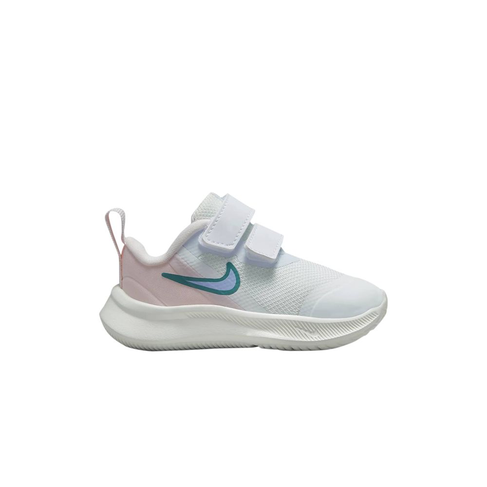 Pre-owned Nike Star Runner 3 Td 'white Pink Mineral Teal' | Infant Size 9