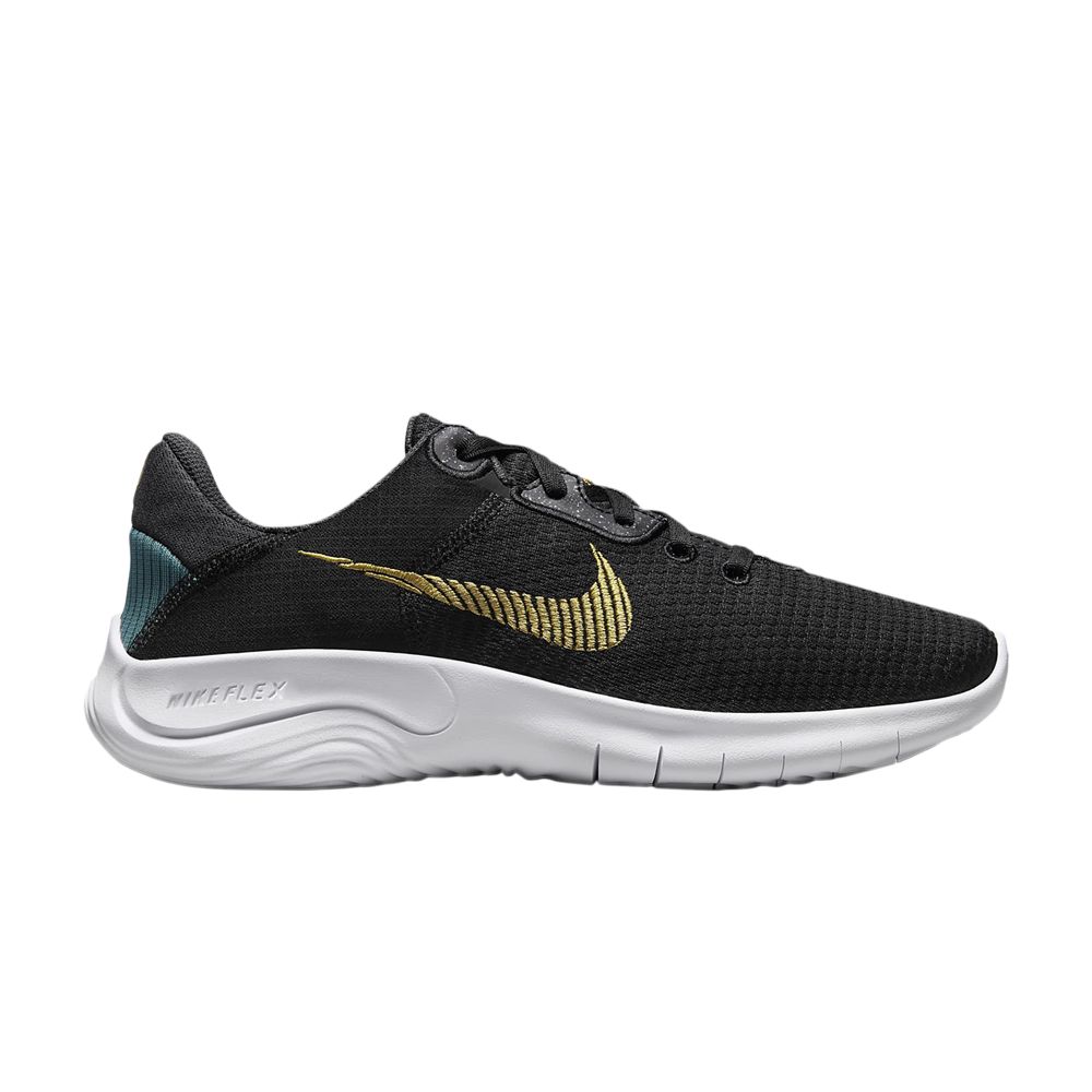 Pre-owned Nike Wmns Flex Experience Run 11 Next Nature 'black Wheat Gold'