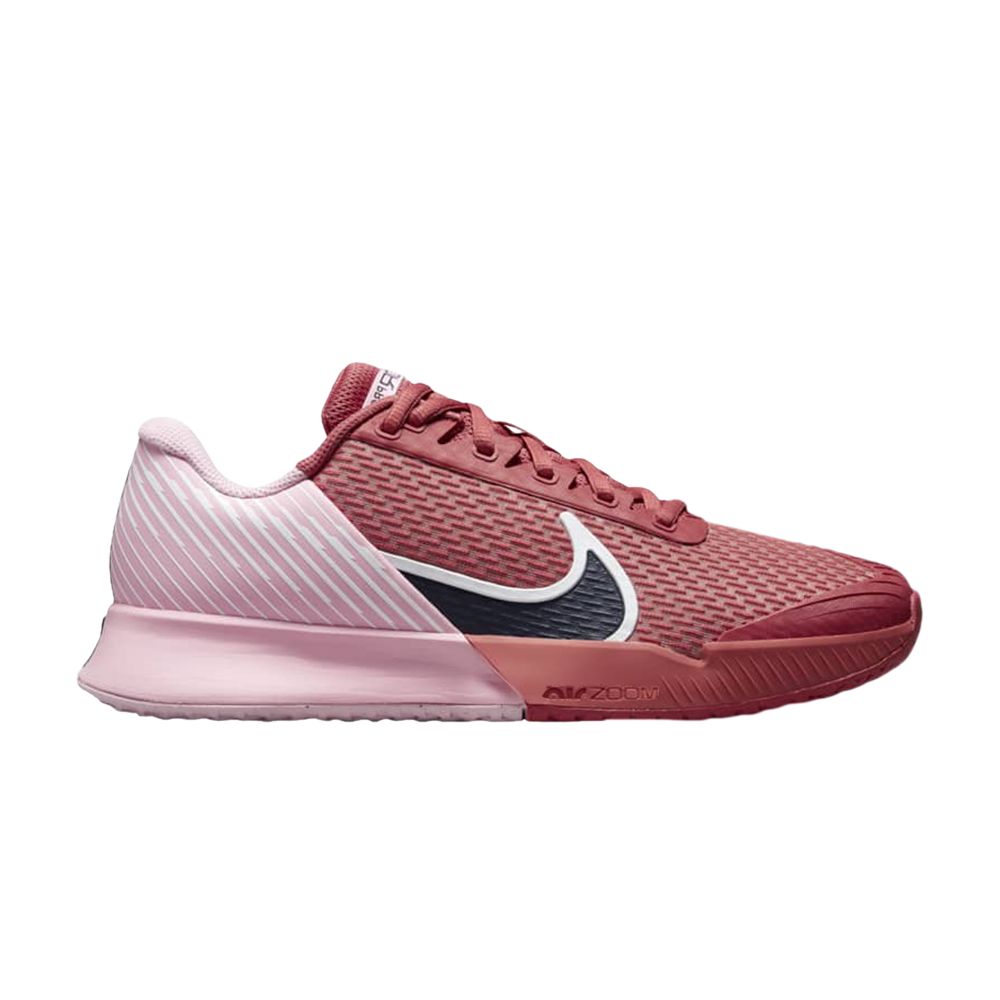Pre-owned Nike Wmns Court Air Zoom Vapor Pro 2 'adobe Soft Pink' In Red