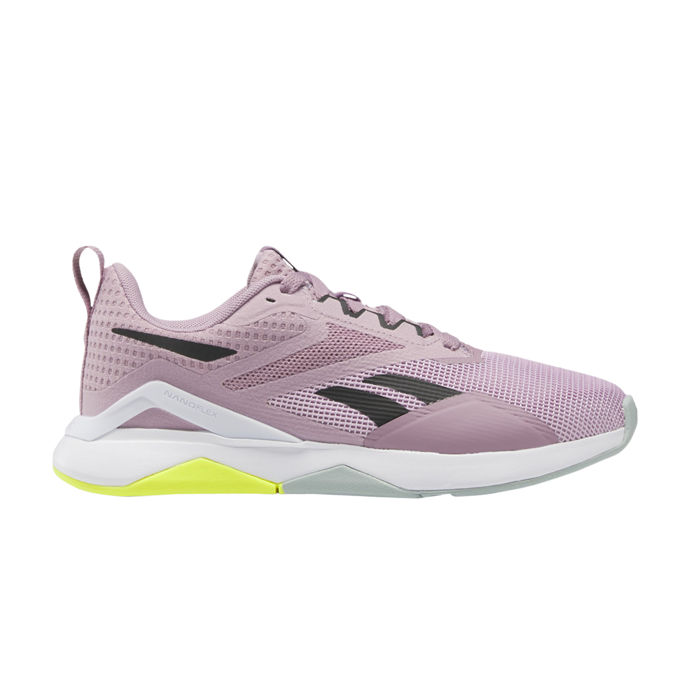 Pre-owned Reebok Wmns Nanoflex Tr 2.0 'infused Lilac Lime' In Purple