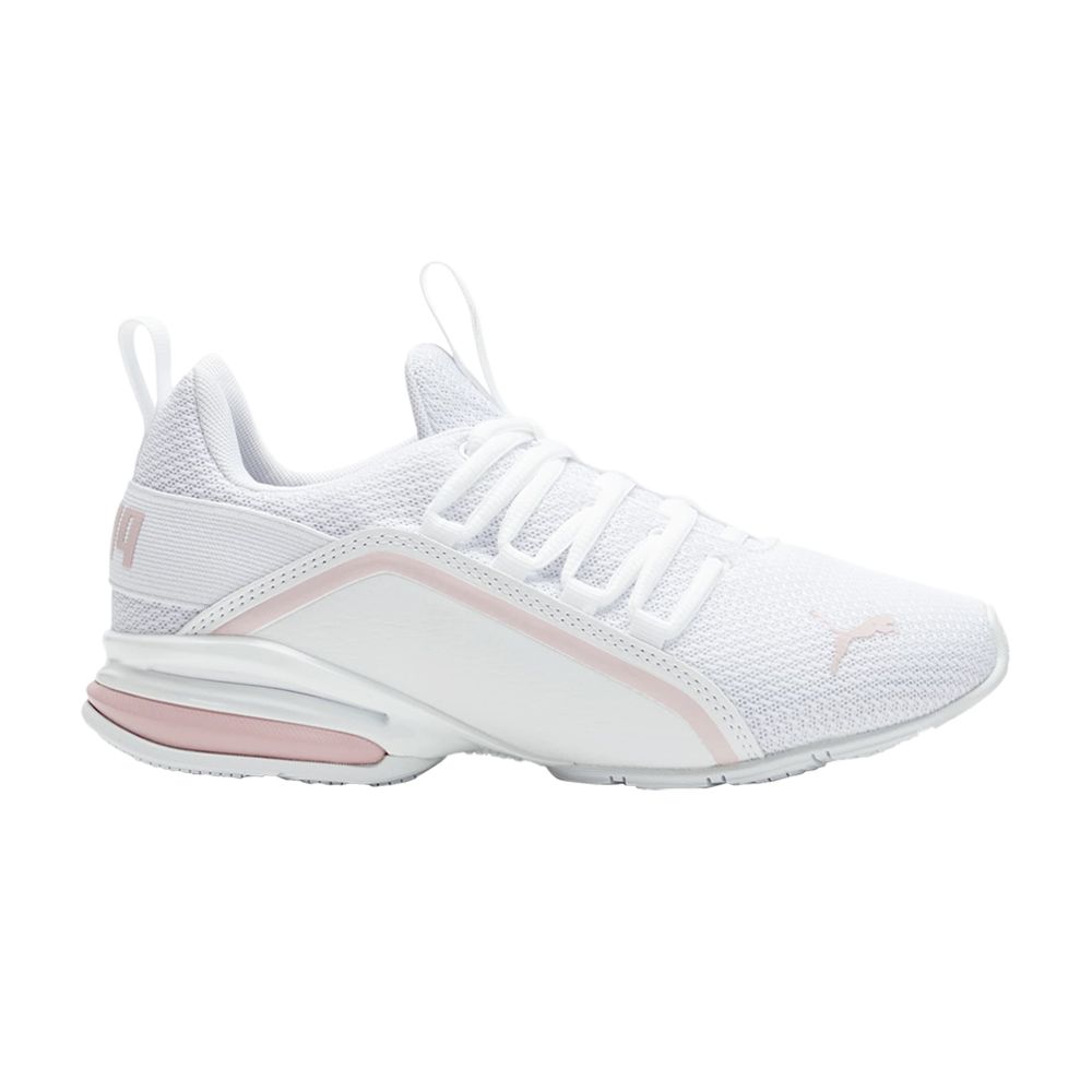 Puma Wmns Axelion Metallic Wide 'White Chalk Pink' | Women's Size 10 - 376505-03