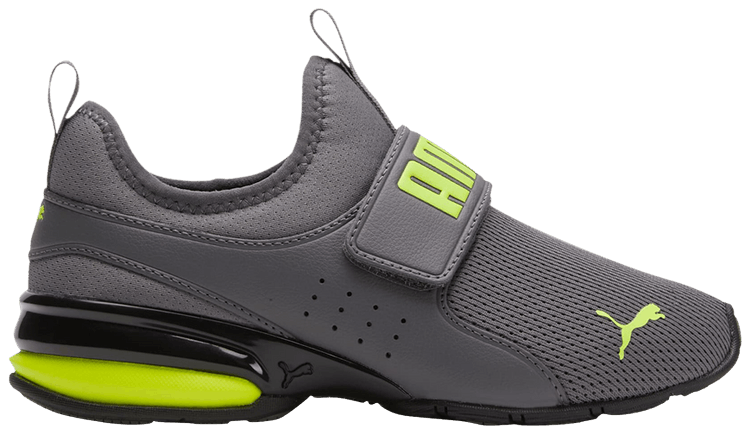 Buy Puma Axelion Slip-On Big Kid 'Castlerock Lime' - 376750 11 | GOAT