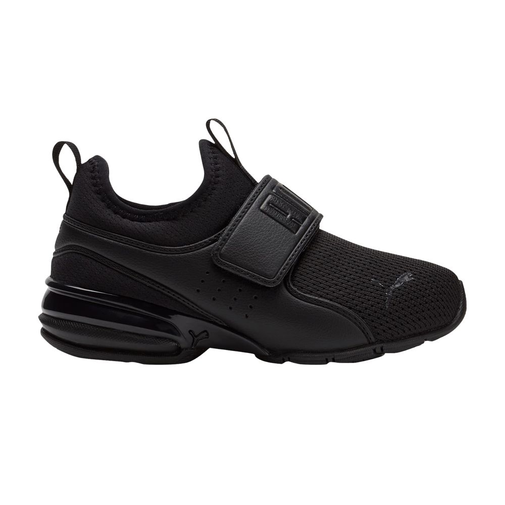 Pre-owned Puma Axelion Slip-on Little Kid 'triple Black' | Kid's Size 13