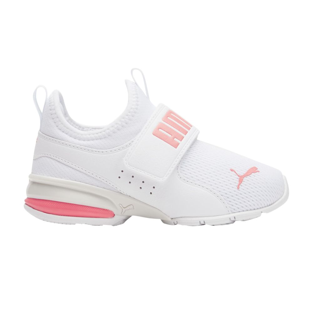 Puma Axelion Slip-On Little Kid 'White Carnation Pink' | Kid's Size 3 - 376751-07