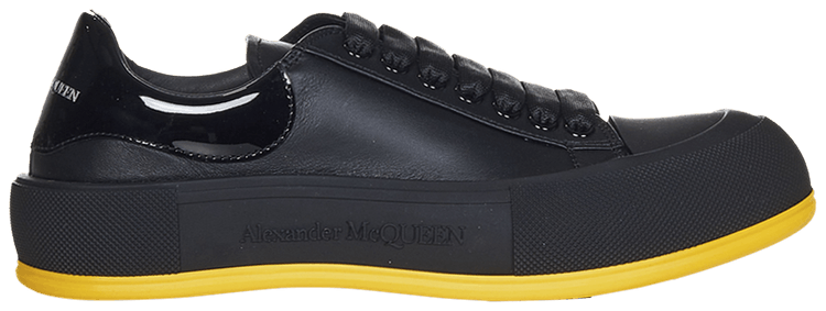 Alexander McQueen Deck Plimsoll Black Pop