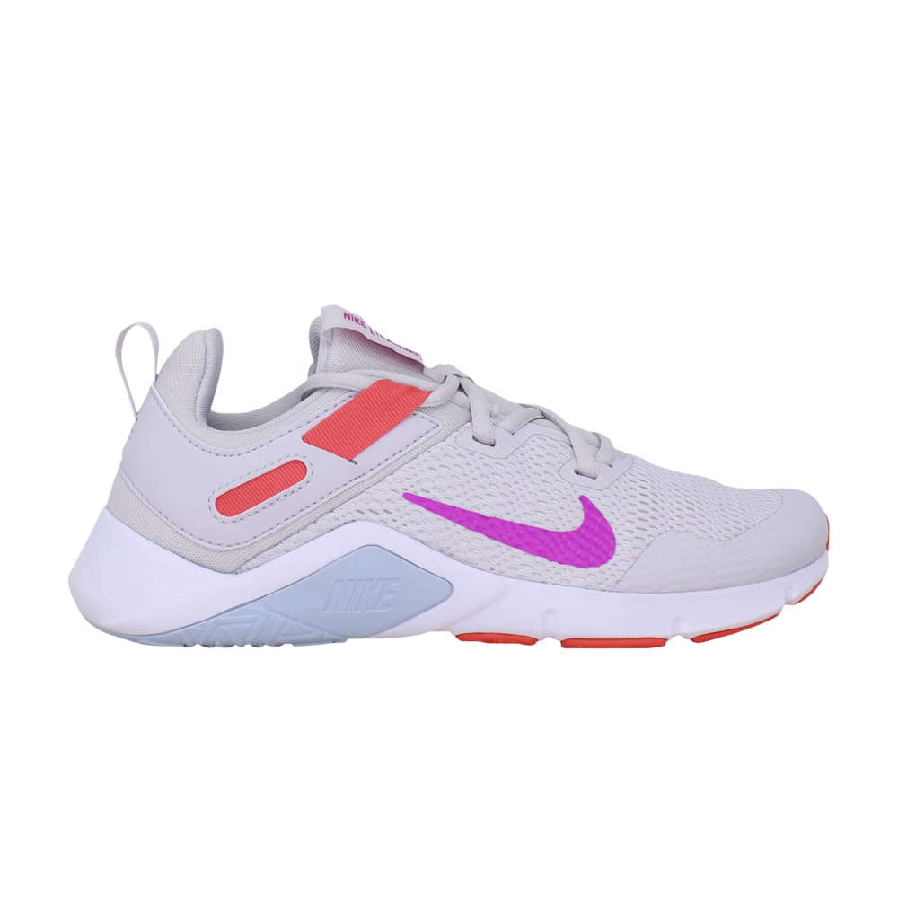 Pre-owned Nike Wmns Legend Essential 'vast Grey Fire Pink'