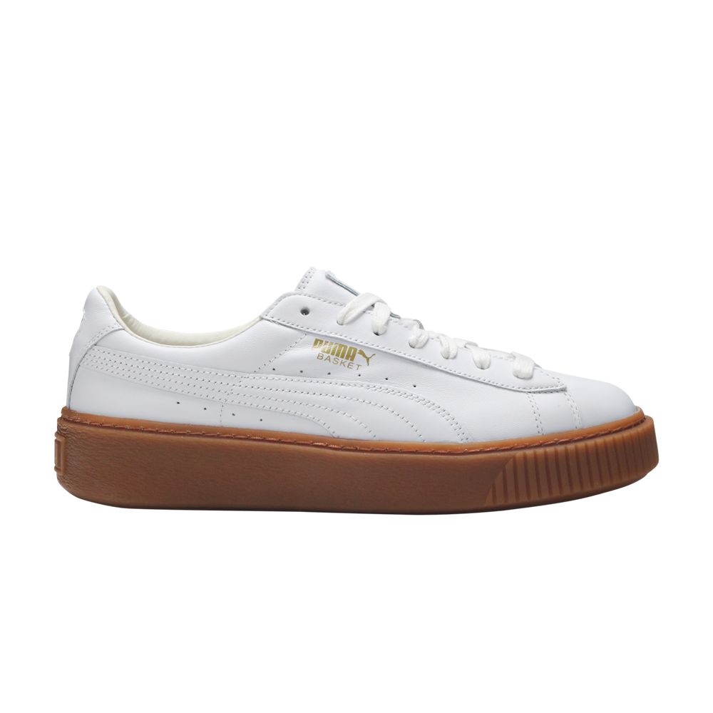 Puma Wmns Basket Platform Core | White | Women's Size 6