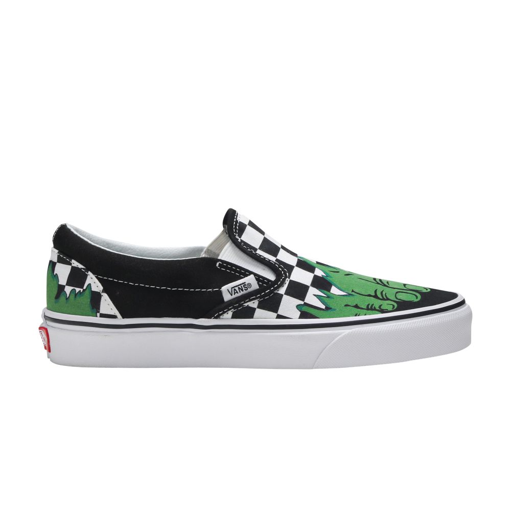 Vans Marvel x Classic Slip On 'Hulk' | Green | Men's Size 11
