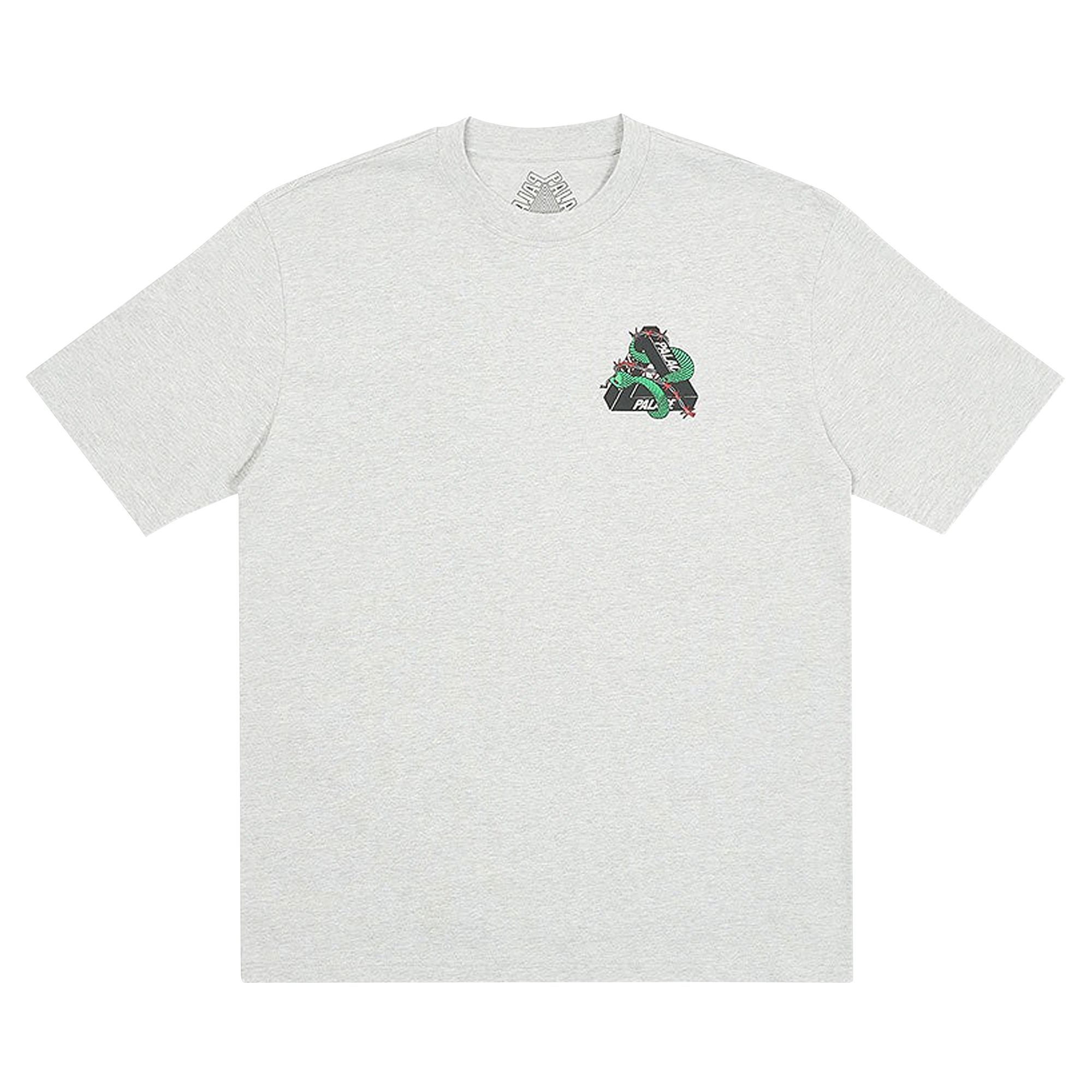 Palace Hesh Mit Fresh T-Shirt 'Grey Marl' | Men's Size XL