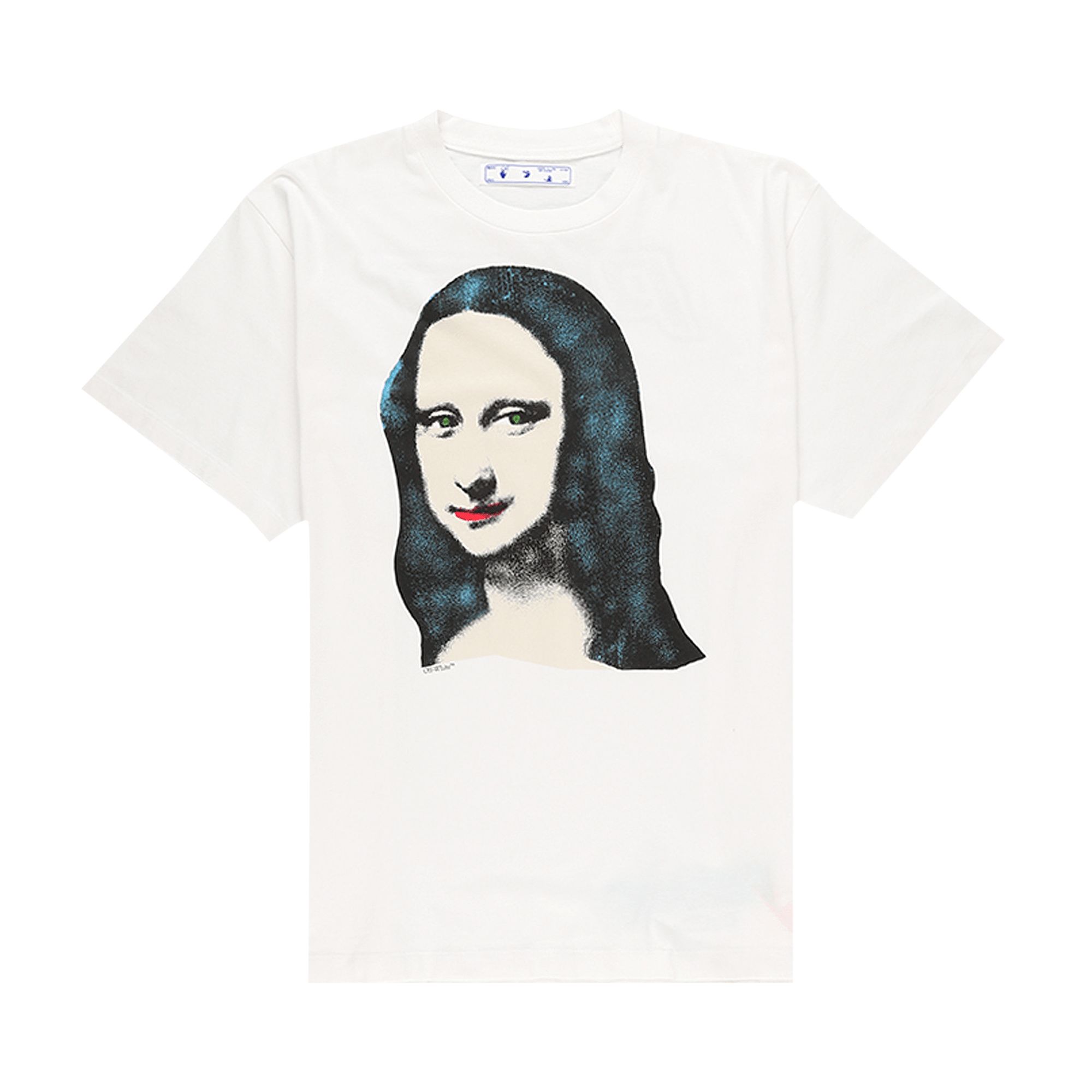 Off-White Mona Lisa Short-Sleeve Over Tee 'White/Black' | Men's Size M