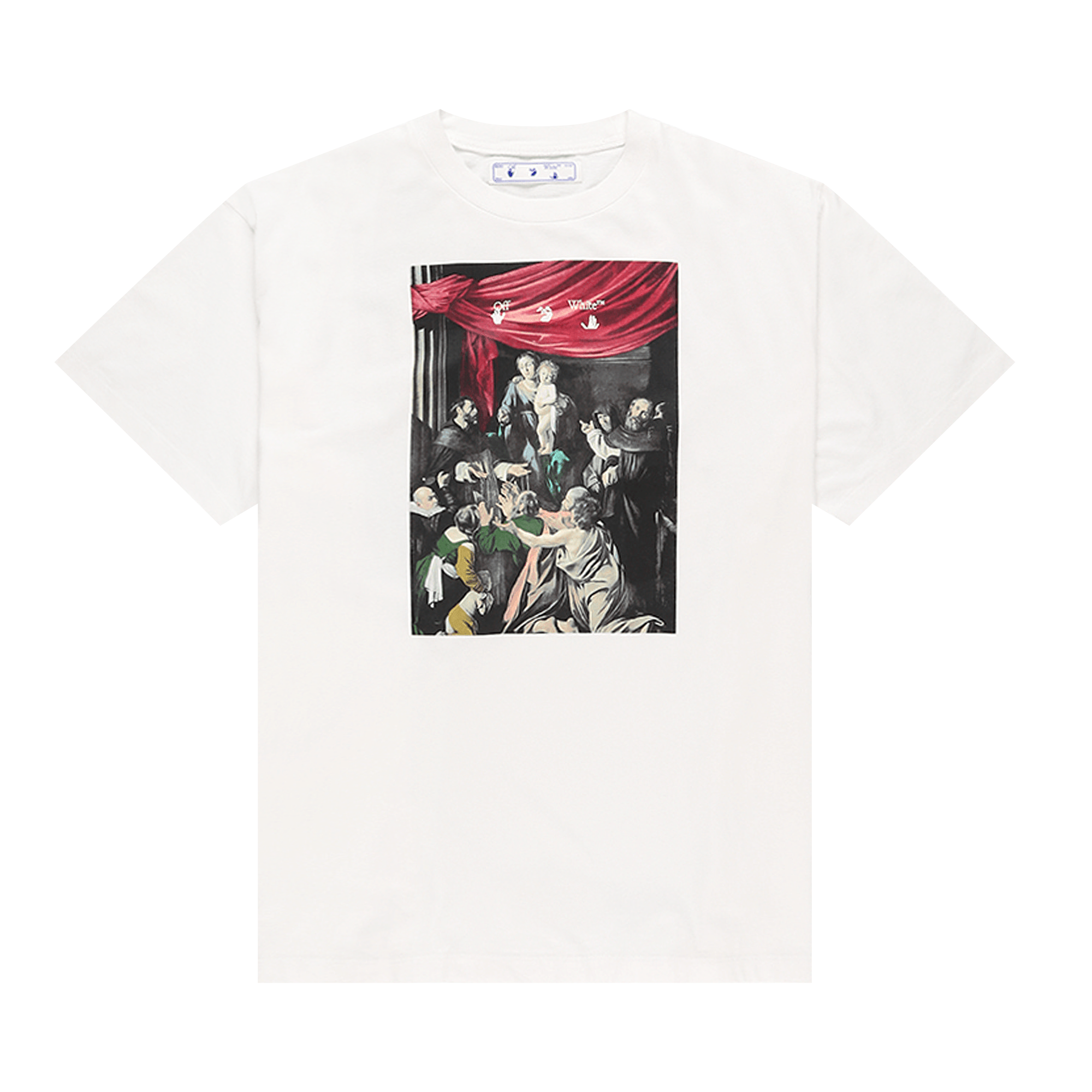Pre-owned Off-white Caravaggio Painting Short-sleeve Over Tee 'white/black'