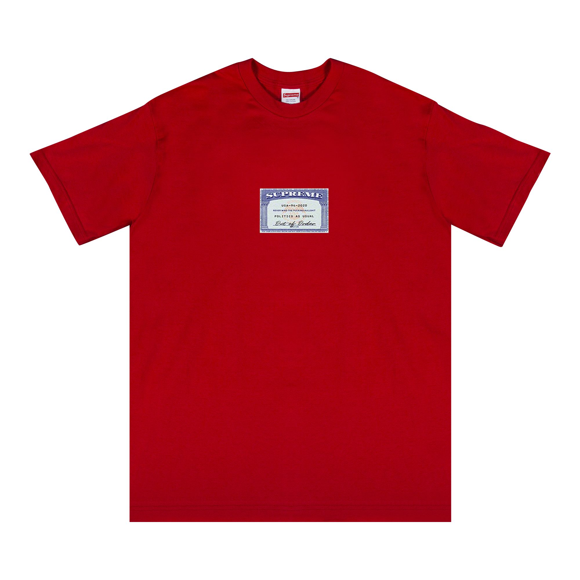 Supreme Social Tee 'Red' | Men's Size L