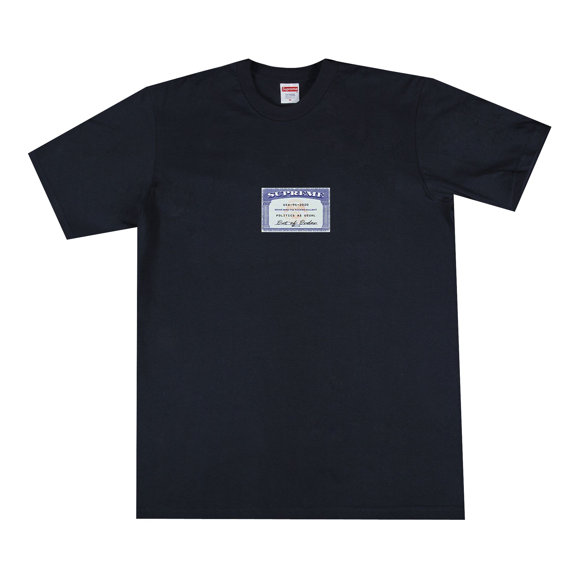 Supreme Social Tee 'Navy' | Blue | Men's Size M