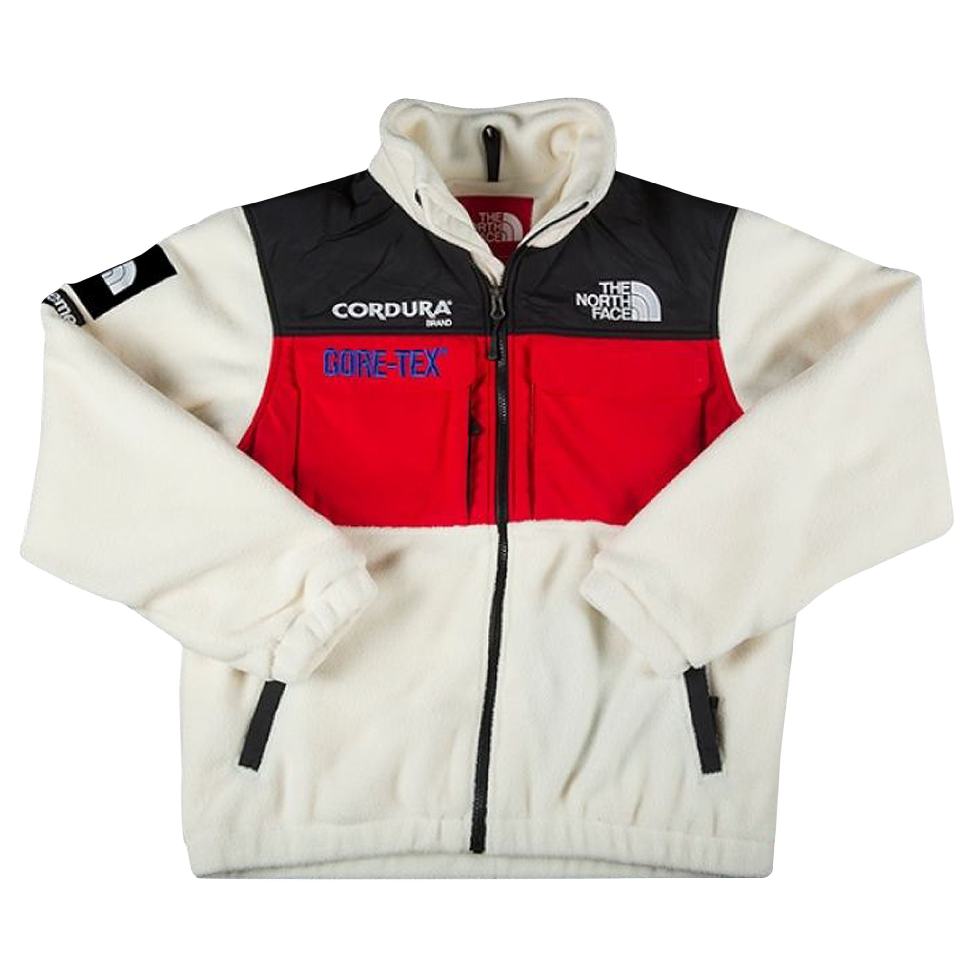 Supreme x The North Face Expedition Fleece Jacket 'White' | Men's Size L